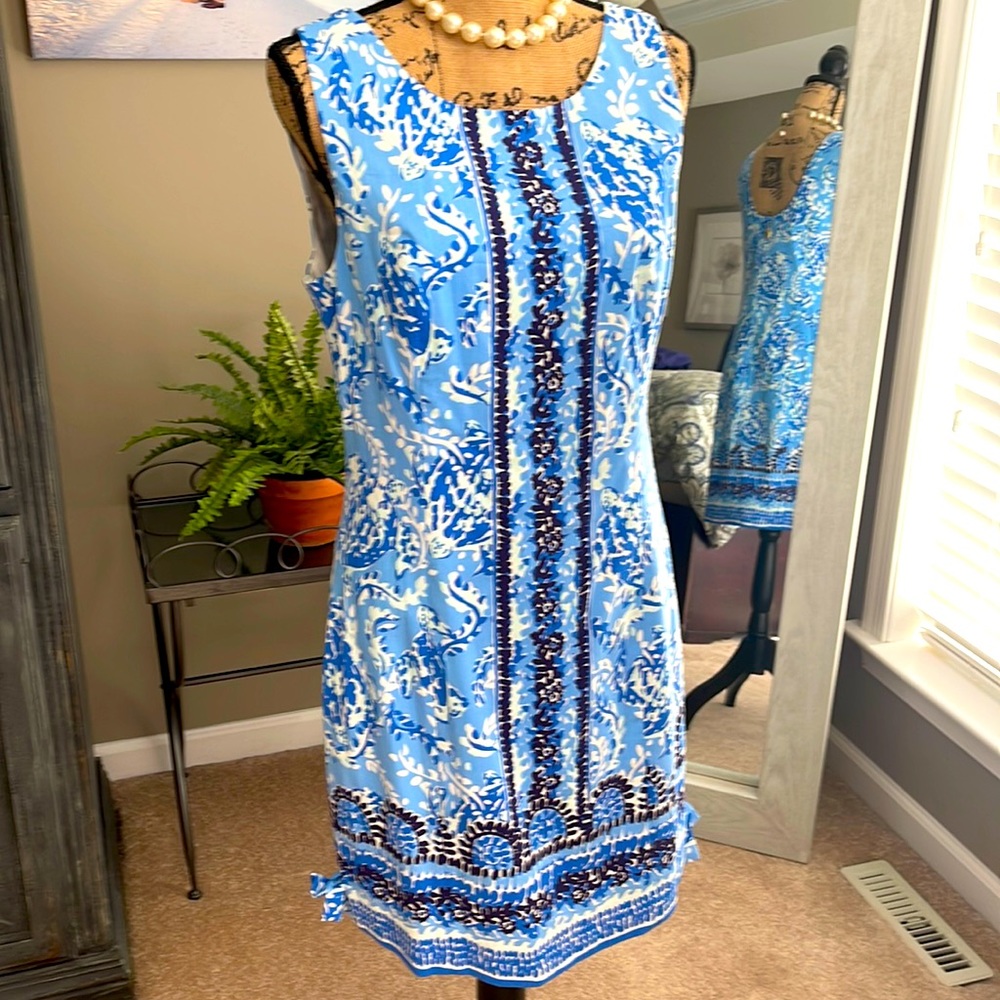 👗NWT👗 - Lilly Pulitzer Mila stretch shift turtley awesome size 10